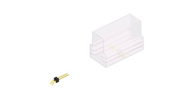 Fischer Elektronik Stiftleiste (Standard) Anzahl Reihen: 1 SLVW3SMD0732GSM 10St.