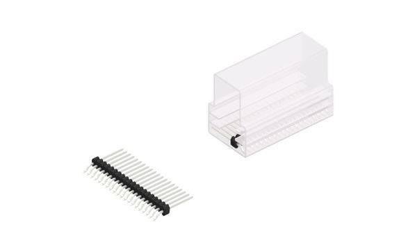 Fischer Elektronik Stiftleiste (Standard) Anzahl Reihen: 1 SLVW3SMD07320ZSM 10St.