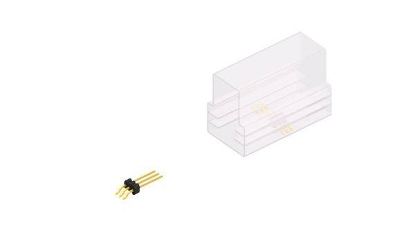 Fischer Elektronik Stiftleiste (Standard) Anzahl Reihen: 1 SLVW3SMD0733GSM 10St.