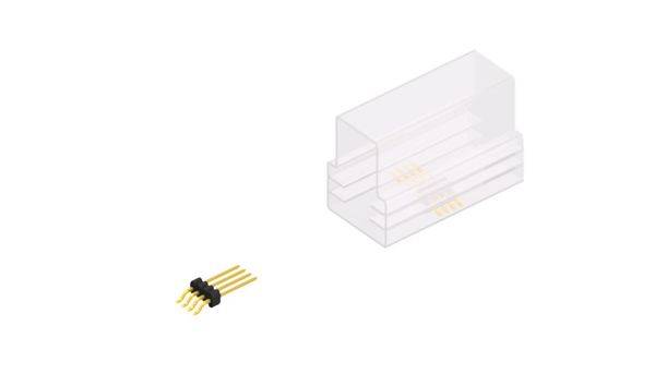 Fischer Elektronik Stiftleiste (Standard) Anzahl Reihen: 1 SLVW3SMD0734GSM 10St.
