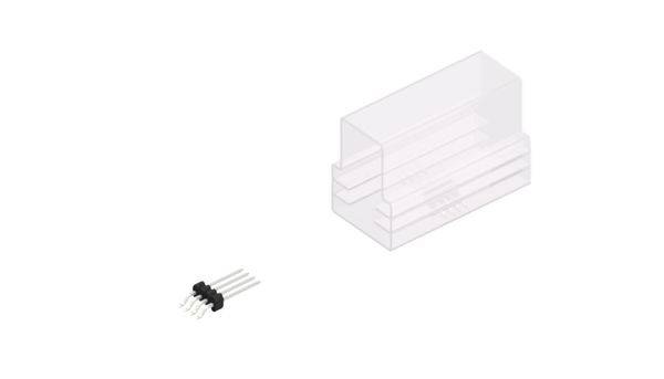 Fischer Elektronik Stiftleiste (Standard) Anzahl Reihen: 1 10141121 10St.
