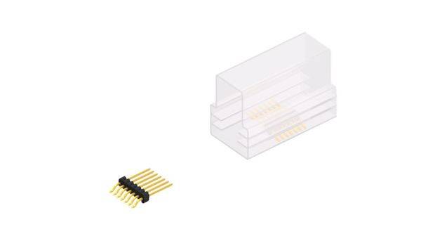Fischer Elektronik Stiftleiste (Standard) Anzahl Reihen: 1 10141750 10St.
