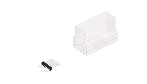 Fischer Elektronik Stiftleiste (Standard) Anzahl Reihen: 1 SLVW3SMD0737ZSM 10St.