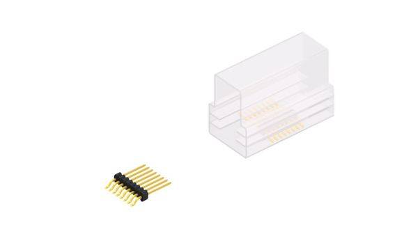 Fischer Elektronik Stiftleiste (Standard) Anzahl Reihen: 1 SLVW3SMD0738GSM 10St.