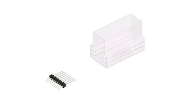 Fischer Elektronik Stiftleiste (Standard) Anzahl Reihen: 1 SLVW3SMD0739ZSM 10St.