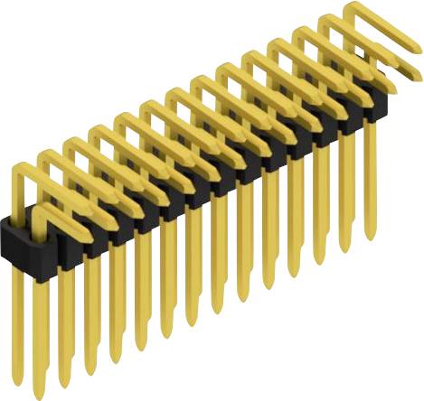 Fischer Elektronik Stiftleiste (Standard) Anzahl Reihen: 2 SLVW4KA06028G 10St.