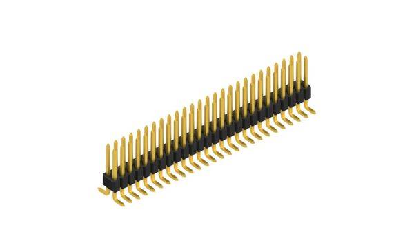 Fischer Elektronik Stiftleiste (Standard) Anzahl Reihen: 2 SLVW4SMD04852G 10St.