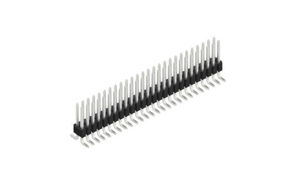 Fischer Elektronik Stiftleiste (Standard) Anzahl Reihen: 2 SLVW4SMD04852Z 10St.