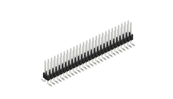 Fischer Elektronik Stiftleiste (Standard) Anzahl Reihen: 2 SLVW4SMD04854Z 10St.