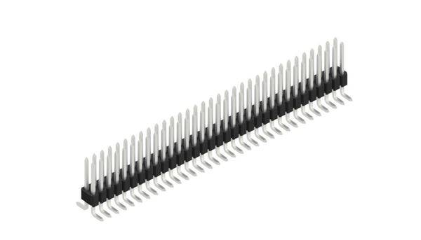 Fischer Elektronik Stiftleiste (Standard) Anzahl Reihen: 2 SLVW4SMD04866Z 10St.