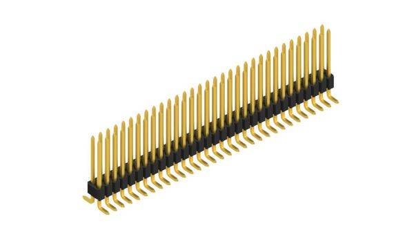 Fischer Elektronik Stiftleiste (Standard) Anzahl Reihen: 2 SLVW4SMD07362G 10St.