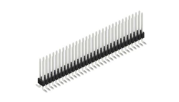 Fischer Elektronik Stiftleiste (Standard) Anzahl Reihen: 2 SLVW4SMD07362Z 10St.
