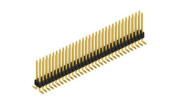 Fischer Elektronik Stiftleiste (Standard) Anzahl Reihen: 2 SLVW4SMD07364G 10St.