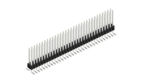 Fischer Elektronik Stiftleiste (Standard) Anzahl Reihen: 2 SLVW4SMD07364Z 10St.