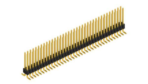 Fischer Elektronik Stiftleiste (Standard) Anzahl Reihen: 2 SLVW4SMD07372G 10St.