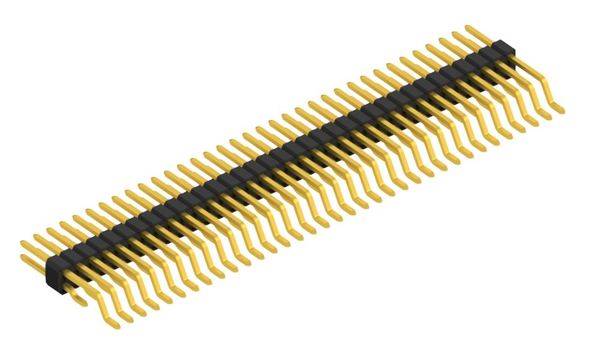 Fischer Elektronik Stiftleiste (Standard) Anzahl Reihen: 2 SLVW5SMD03670G 10St.