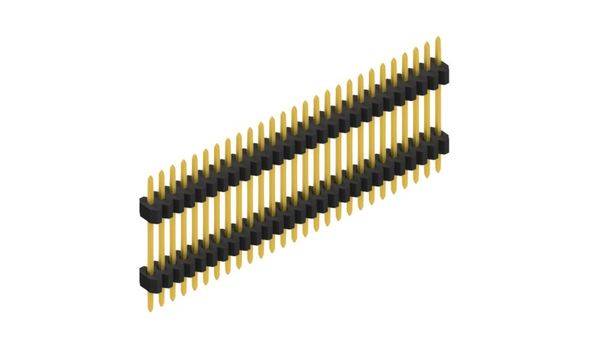 Fischer Elektronik Stiftleiste (Standard) Anzahl Reihen: 1 SLVW609227G 10St.