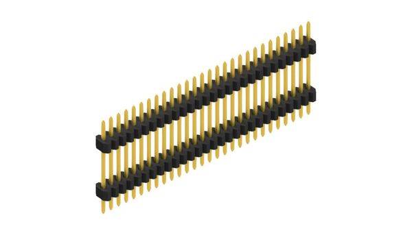 Fischer Elektronik Stiftleiste (Standard) Anzahl Reihen: 1 10165267 10St.