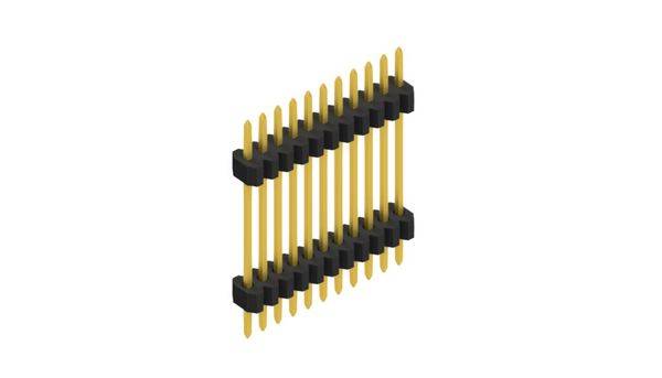 Fischer Elektronik Stiftleiste (Standard) Anzahl Reihen: 1 SLVW611711G 10St.