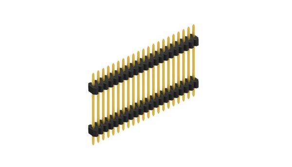 Fischer Elektronik Stiftleiste (Standard) Anzahl Reihen: 1 SLVW611721G 10St.