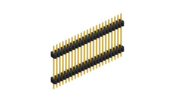 Fischer Elektronik Stiftleiste (Standard) Anzahl Reihen: 1 SLVW611723G 10St.