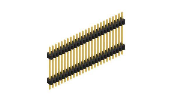 Fischer Elektronik Stiftleiste (Standard) Anzahl Reihen: 1 SLVW611725G 10St.