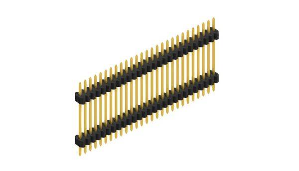 Fischer Elektronik Stiftleiste (Standard) Anzahl Reihen: 1 SLVW611727G 10St.