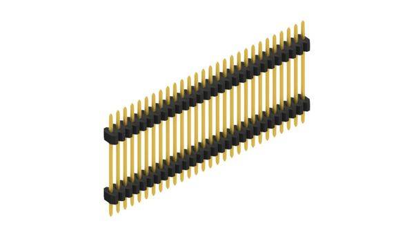 Fischer Elektronik Stiftleiste (Standard) Anzahl Reihen: 1 SLVW611728G 10St.
