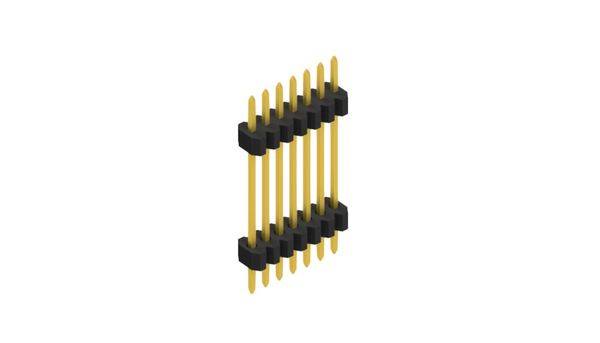 Fischer Elektronik Stiftleiste (Standard) Anzahl Reihen: 1 SLVW61177G 10St.