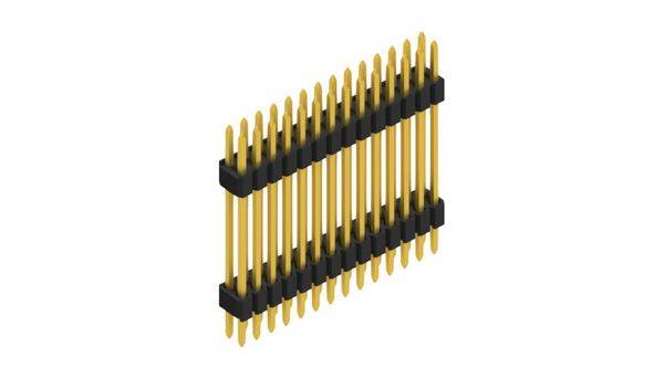 Fischer Elektronik Stiftleiste (Standard) Anzahl Reihen: 2 SLVW711728G 10St.