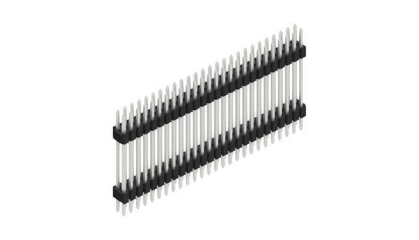 Fischer Elektronik Stiftleiste (Standard) Anzahl Reihen: 2 SLVW711752Z 10St.