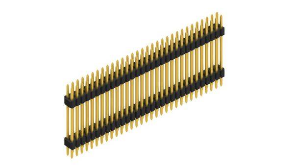 Fischer Elektronik Stiftleiste (Standard) Anzahl Reihen: 2 SLVW711762G 10St.
