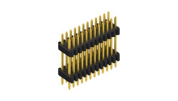Fischer Elektronik Stiftleiste (Standard) Anzahl Reihen: 2 SLVW809224G 10St.