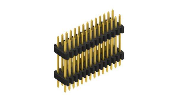 Fischer Elektronik Stiftleiste (Standard) Anzahl Reihen: 2 SLVW809228G 10St.