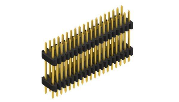 Fischer Elektronik Stiftleiste (Standard) Anzahl Reihen: 2 SLVW809238G 10St.