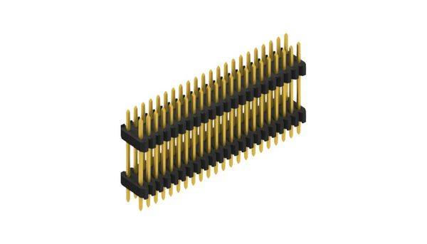 Fischer Elektronik Stiftleiste (Standard) Anzahl Reihen: 2 SLVW809244G 10St.