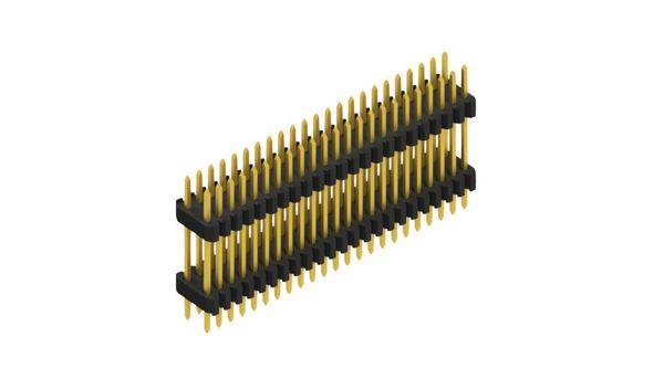 Fischer Elektronik Stiftleiste (Standard) Anzahl Reihen: 2 SLVW809246G 10St.