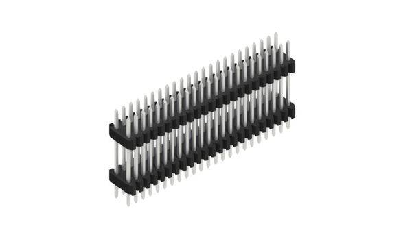 Fischer Elektronik Stiftleiste (Standard) Anzahl Reihen: 2 SLVW809246Z 10St.