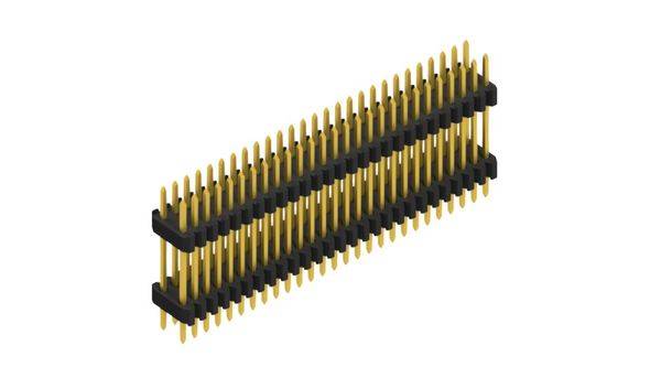 Fischer Elektronik Stiftleiste (Standard) Anzahl Reihen: 2 SLVW809254G 10St.
