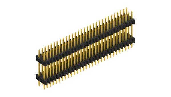 Fischer Elektronik Stiftleiste (Standard) Anzahl Reihen: 2 SLVW809260G 10St.