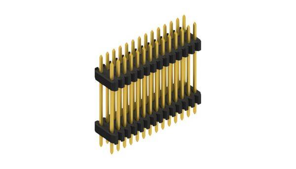 Fischer Elektronik Stiftleiste (Standard) Anzahl Reihen: 2 SLVW811728G 10St.