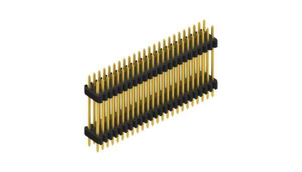 Fischer Elektronik Stiftleiste (Standard) Anzahl Reihen: 2 SLVW811748G 10St.