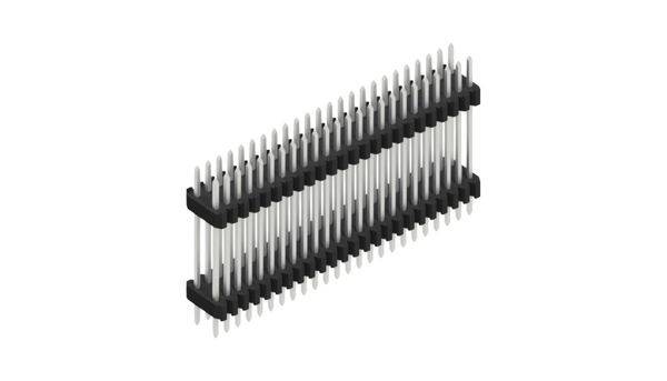 Fischer Elektronik Stiftleiste (Standard) Anzahl Reihen: 2 SLVW811748Z 10St.