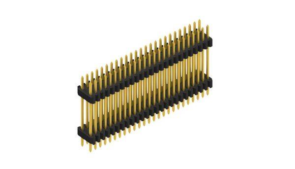 Fischer Elektronik Stiftleiste (Standard) Anzahl Reihen: 2 SLVW811750G 10St.
