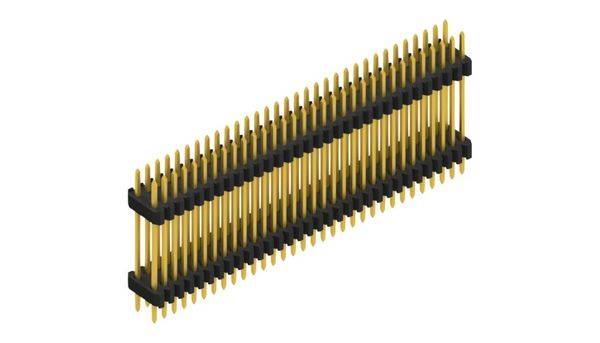 Fischer Elektronik Stiftleiste (Standard) Anzahl Reihen: 2 SLVW811764G 10St.