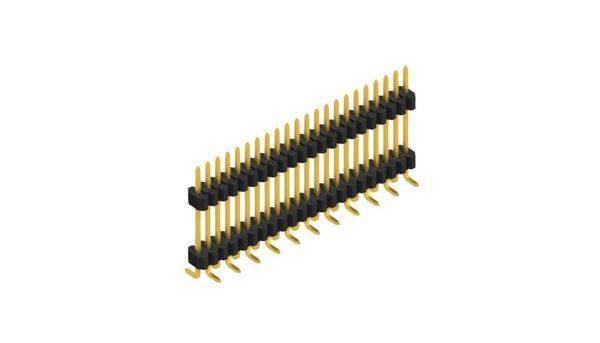Fischer Elektronik Stiftleiste (Standard) Anzahl Reihen: 1 SLVW9SMD10222G 10St.
