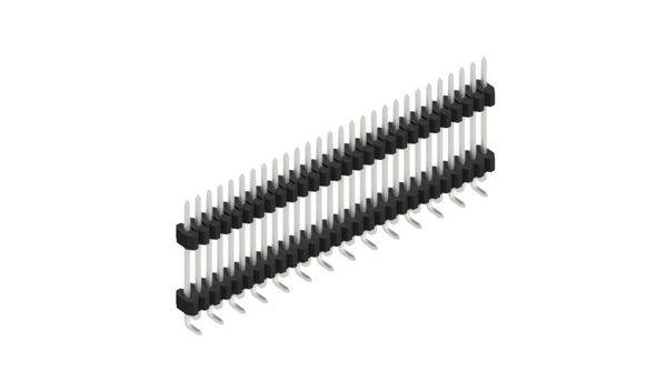 Fischer Elektronik Stiftleiste (Standard) Anzahl Reihen: 1 SLVW9SMD10228Z 10St.
