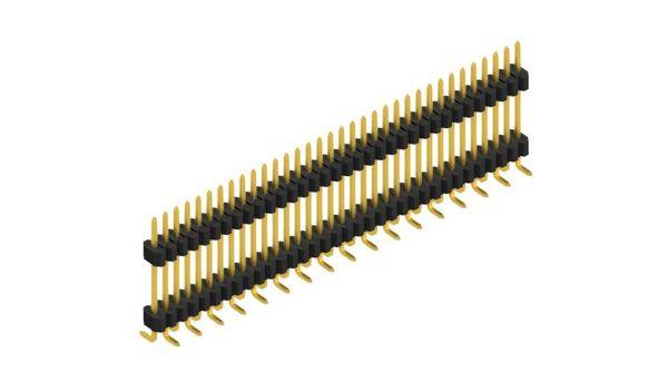 Fischer Elektronik Stiftleiste (Standard) Anzahl Reihen: 1 SLVW9SMD10234G 10St.