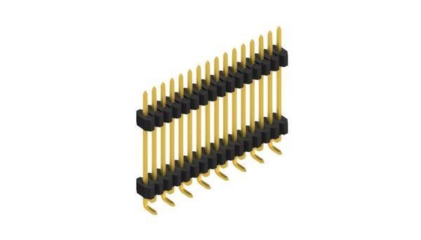 Fischer Elektronik Stiftleiste (Standard) Anzahl Reihen: 1 SLVW9SMD12716G 10St.