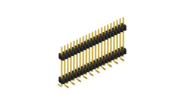Fischer Elektronik Stiftleiste (Standard) Anzahl Reihen: 1 SLVW9SMD12721G 10St.